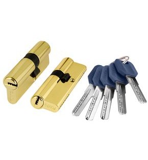 Цилиндровый механизм (Z400/80) Z4000Key80(35+10+35) PB латунь