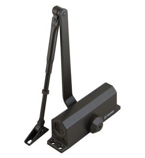 Доводчик дверной DC20-2 (DC-202) BR до 45 кг (коричневый)