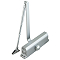Доводчик дверной DC20-6W (DC-206W) AL до 160 кг (алюминий)