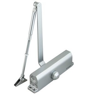 Доводчик дверной DC20-6W (DC-206W) AL до 160 кг (алюминий)