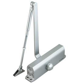 Доводчик дверной DC20-6W (DC-206W) AL до 160 кг (алюминий)