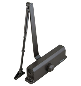 Доводчик дверной DC20-6W (DC-206W) BR до 160 кг (коричневый)