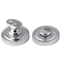 Ручка поворотная для межкомнатной двери «WC-BOLT BK6/CL-CP-8» Хром