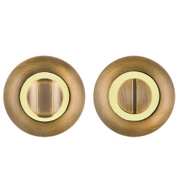 Ручка поворотная BK6.R.RM54 (BK6 RM) AB/GP-7 бронза/золото