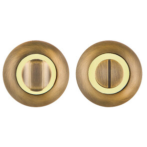 Ручка поворотная BK6.R.RM54 (BK6 RM) AB/GP-7 бронза/золото