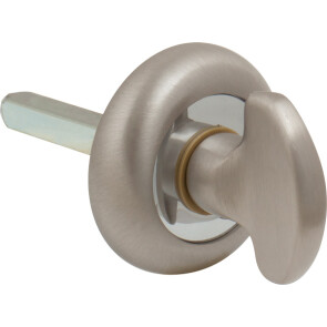 Ручка поворотная «SHELL 8х75мм» без отв. части МатНикель/Хром