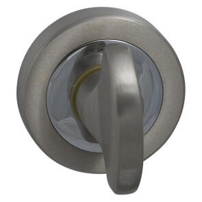 Ручка поворотная «Venus 8х75мм» без отв. части МатНикель/Хром