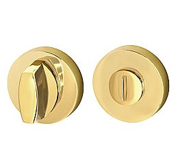 Ручка поворотная для межкомнатной двери «WC-BOLT BK6/URB GOLD-24» Золото 24К