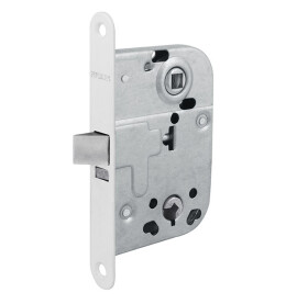 Замок межкомнатный «2014-WC/S-WH» Белый