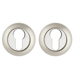 Накладка под цилиндр ET.R.JR54 (ET JR) SN/CP-3 матовый никель/хром