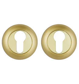 Накладка под цилиндр ET.R.TL54 (ET TL) SG/GP-4 матовое золото/золото