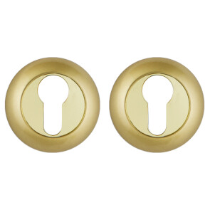 Накладка под цилиндр ET.R.TL54 (ET TL) SG/GP-4 матовое золото/золото