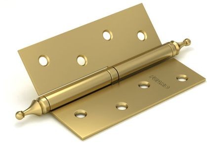 Петля съемная «410/BL-4» 100x75x2,5 SB left (мат. золото) правая