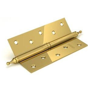 Петля съемная «410/BL-5» 125x75x2,5 PB left (латунь) левая
