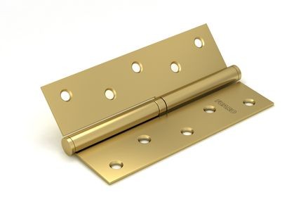Петля съемная «413/BL-5» 125x75x2,5 SB left (мат. золото) левая