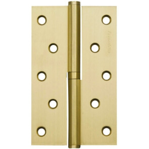 Петля съемная «613-5» 125х75х2.5 GP Золото прав. Box