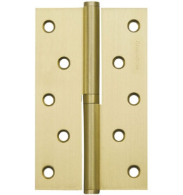 Петля съемная «613-5» 125х75х2.5 SG Матовое золото лев. Box