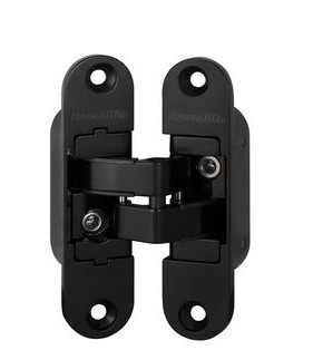 Петля скрытой установки U3D4200L BL левая (Architect 3D-ACH 40) черный 40 кг