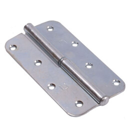 Петля накладная «ПН-130» левая Цинк белый