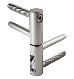 E01150.16.15 (ex. E01150.16.04) Петля ввертная 3-D серия (бихром)