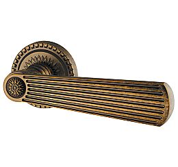 Ручка раздельная для межкомнатной двери «Romeo CL3-OB-13» Античная бронза