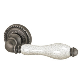 Ручка раздельная R.CL55.Silvia (Silvia CL1) AS/СRP-109 античное серебро/кракелюр