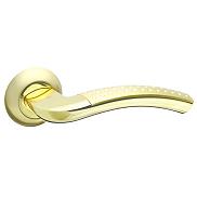 Ручка раздельная для входной и межкомнатной двери «INTRO RM SG/GP-4» МатЗолото/Золото