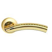 Ручка раздельная для межкомнатной двери «Libra LD26-1SG/GP-4» МатЗолото/Золото