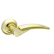 Ручка раздельная для входной и межкомнатной двери «NOTA RM SG/GP-4» МатЗолото/Золото
