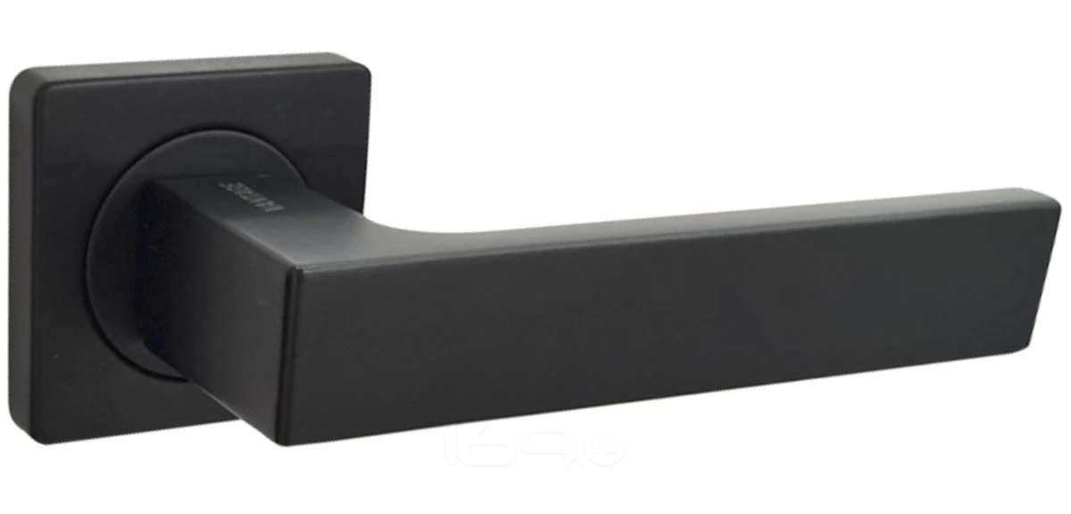 Ручка на квадратной розетке VANTAGE V41BL-2 чёрный (ЦАМ)