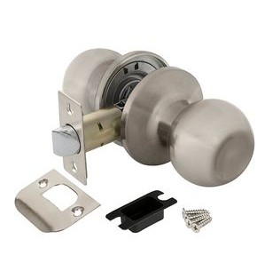 Ручка защелка DK682 SN-PS (6082 SN-P) (без фик.) мат. никель