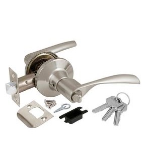 Ручка защелка DK610 SN-ET (6010 SN-E) (кл./фик.) мат. никель