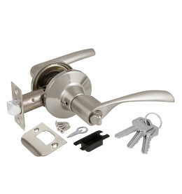 Ручка защелка DK610 SN-ET (6010 SN-E) (кл./фик.) мат. никель