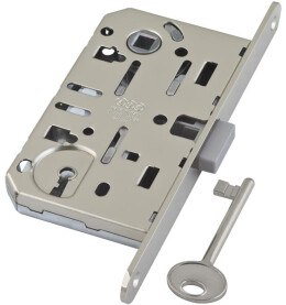 B06101.50.34 Корпус врезного замка под кл.. (мат. хром) тех. уп. без отв. пл. MEDIANA POLARIS