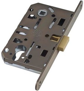 Корпус замка магнит. под цил. MEDIANA POLARIS B06103.50.12.567 с отв. планк B02402.05 (ант бр)