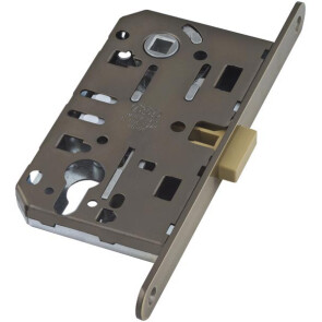 Корпус замка магнит. под цил. MEDIANA POLARIS B06103.50.12.567 с отв. планк B02402.05 (ант бр)