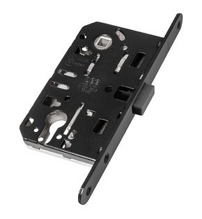 Корпус замка магнит. под цил. MEDIANA POLARIS B06103.50.93.567 с отв. планк B02402.05 (черный)