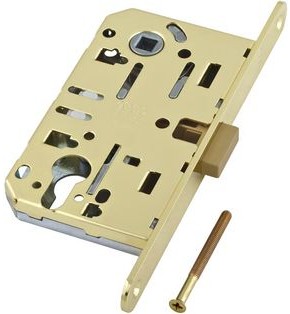 Корпус врезного замка магнитный под цилиндр MEDIANA POLARIS B06103.50.03 (латунь)