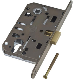 Корпус врезного замка магнитный под цилиндр MEDIANA POLARIS B06103.50.12 (античная бронза)