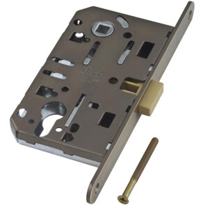 Корпус врезного замка магнитный под цилиндр MEDIANA POLARIS B06103.50.12 (античная бронза)