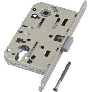 Корпус врезного замка магнитный под цилиндр MEDIANA POLARIS B06103.50.34 (матовый хром)