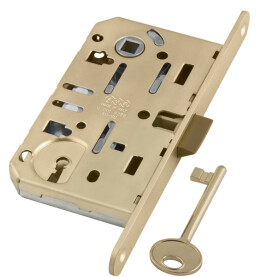 B01101.50.23 Корпус врезного замка под ключ (мат. латунь) MEDIANA EVOLUTION