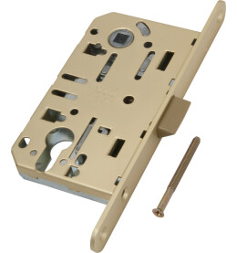 Корпус врезного замка под цилиндр MEDIANA EVOLUTION B01103.50.23 (матовая латунь)