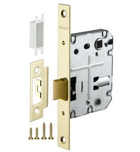 Защелка врезная PLASTP72-50 (P72-50) GP латунь