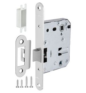 Защелка врезная PLASTP82-50 (P82-50) CP хром