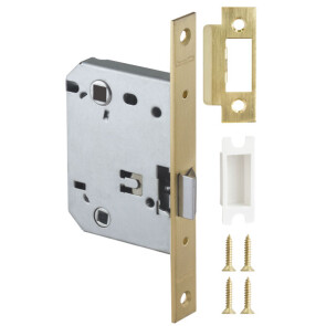 Защелка врезная «LH 720-50 SG» МатЗолото SKIN на 70 мм