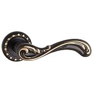 Ручка раздельная для межкомнатной двери «PALMIRA MT OBL-20» Античный черный