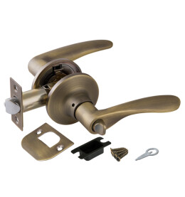 Ручка защелка DK620 MAB-BK (6020 MAB-B) (фик.) мат. бронза