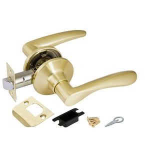 Ручка защелка DK620 SB-PS (6020 SB-P) (без фик.) мат. золото