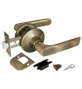 Ручка защелка DK624 AB-PS (6024 AB-P) (без фик.) бронза